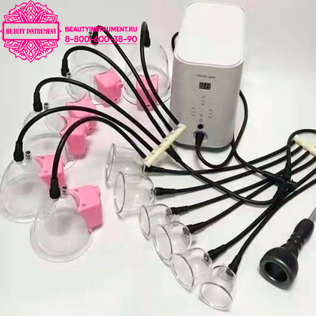 Аппарат 2 в 1: вакуумно-баночный массаж и горячий вакуум FR-BL3