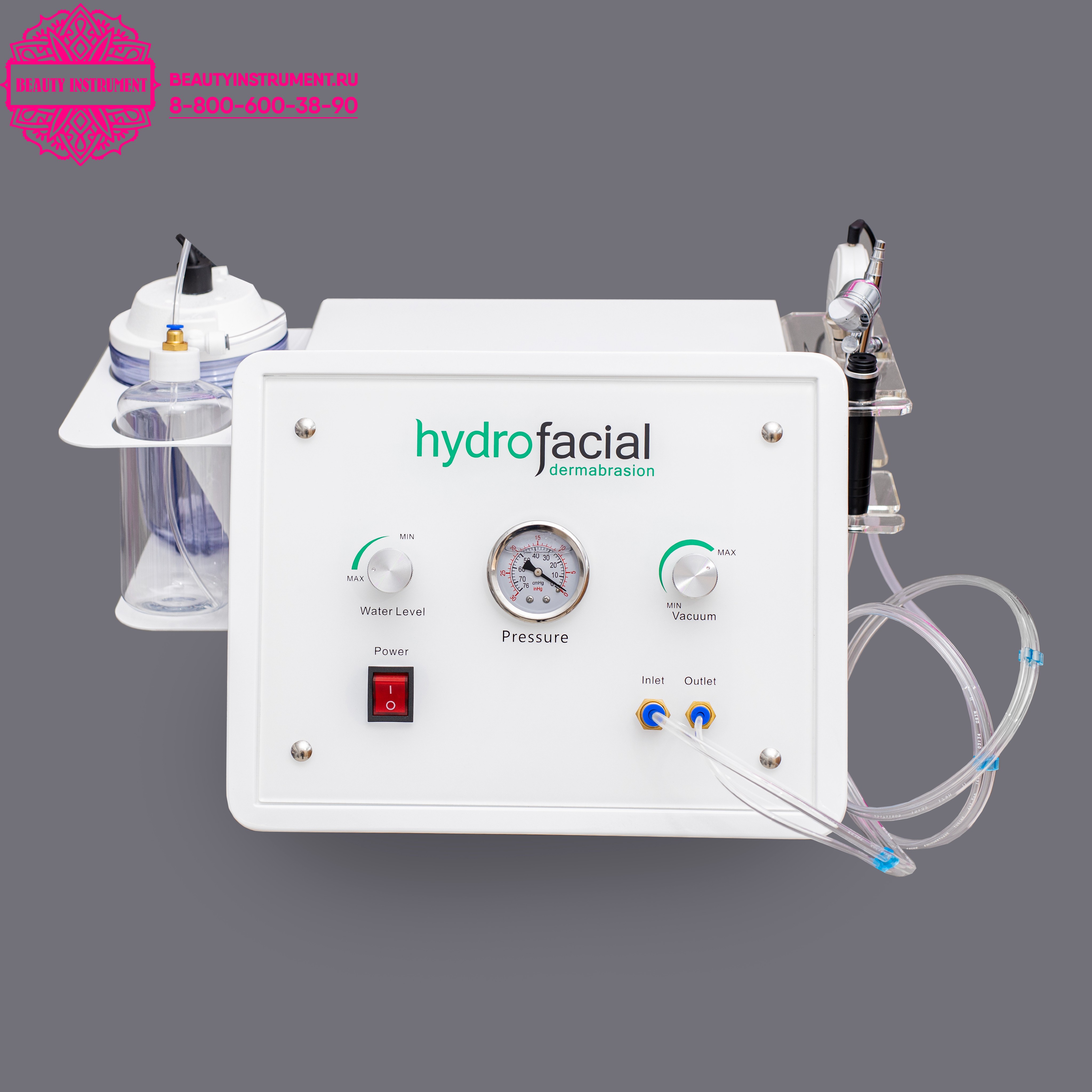 
                            Аппарат 4 в 1: Аква и газожидкостный пилинг , Алмазный пилинг, УЗЧ чистка Hydrafacial BYL H003A