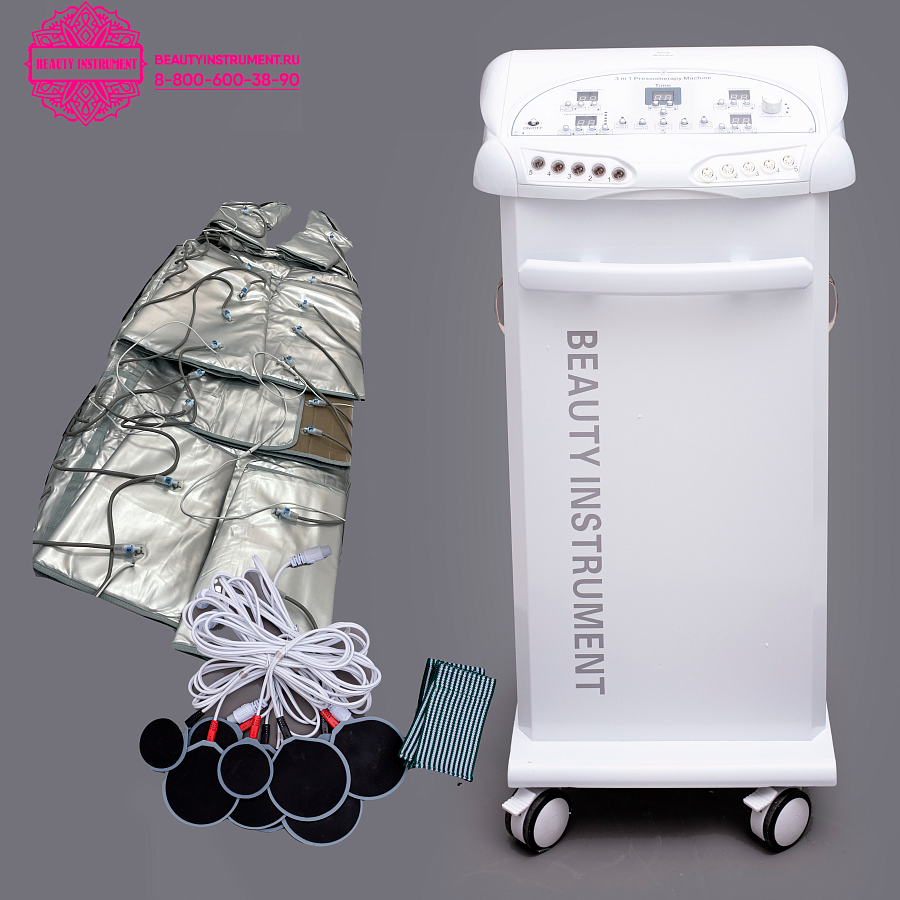 Аппарат SA-M10 3 в 1: прессотерапия, миостимуляция и инфракрасный прогрев