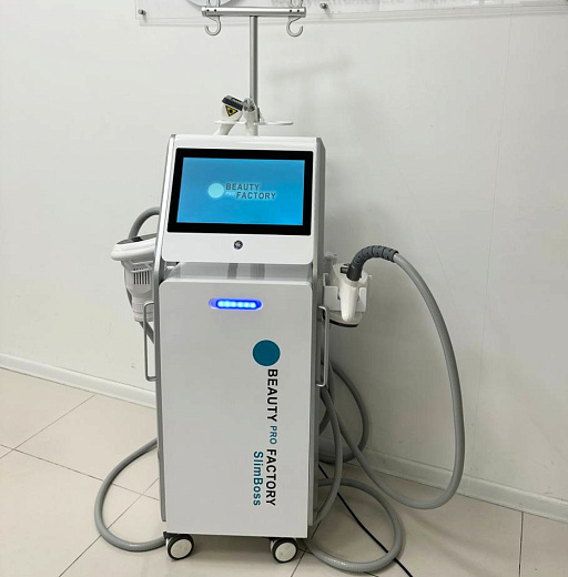 Купить Комбайн SlimBoss 5 в 1: вакуумно-роликовый массаж, RF-лифтинг, вакуумная кавитация, ротационный массаж по цене