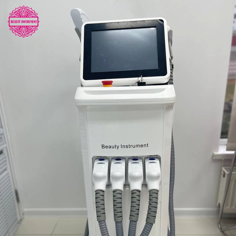 Диодный лазер DPL4 (5 в 1) : 808+Elight+SHR+nd yag laser+RF