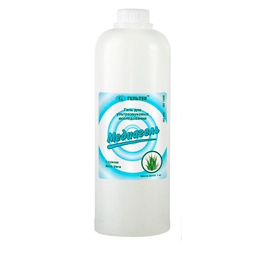 Купить Гель для ультразвуковых исследований "МЕДИАГЕЛЬ" с aloe vera, б/ц, Гельтек, фл.1кг по цене 