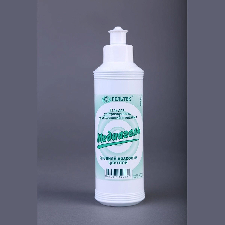 ГЕЛЬТЕК, Гель для ультразвуковых исследований и терапии "МЕДИАГЕЛЬ", средней вязкости, бесцветный, фл. 0,25кг