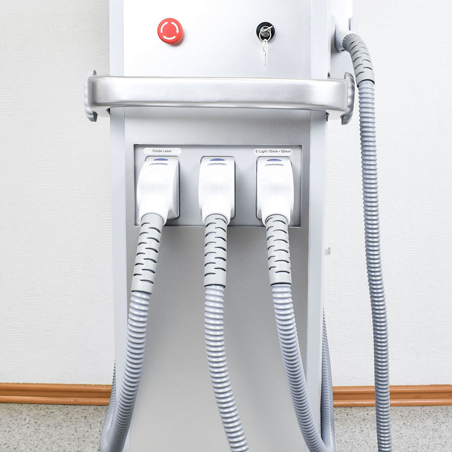 Диодный лазер для эпиляции + E-light + ND yag laser DLP3 (3-х волновой)
